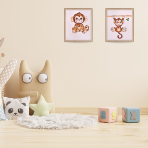 Maki móka - Akvarell festmény